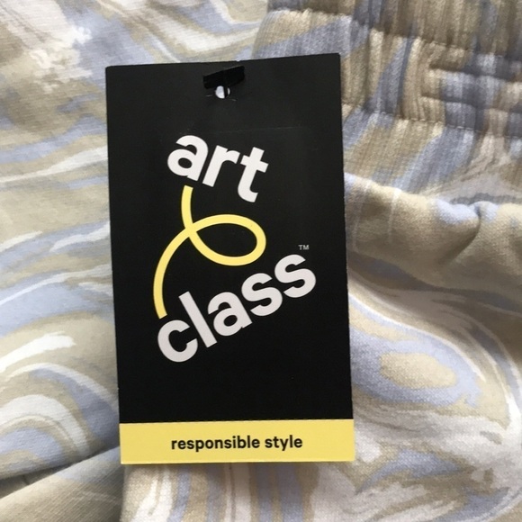 Sweatshorts Marbled Blue Girls 7/8 - Picture 5 of 8